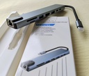 typec拓展坞适用于华为苹果macbook笔记本 八合一扩展坞