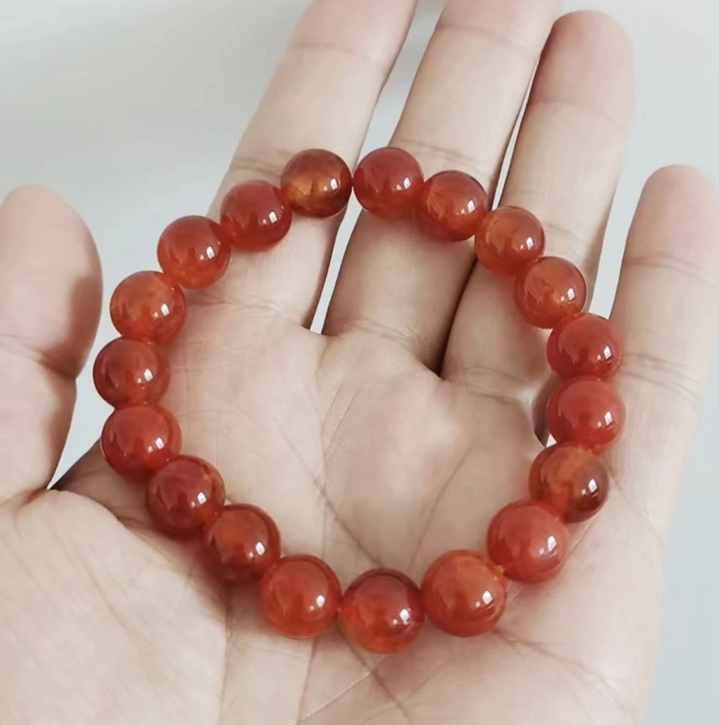 红玛瑙手串珠珠
