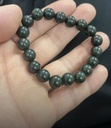 和田玉黑油青手串