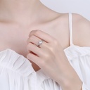 扭臂交叉一克拉结婚戒指NJZ-171