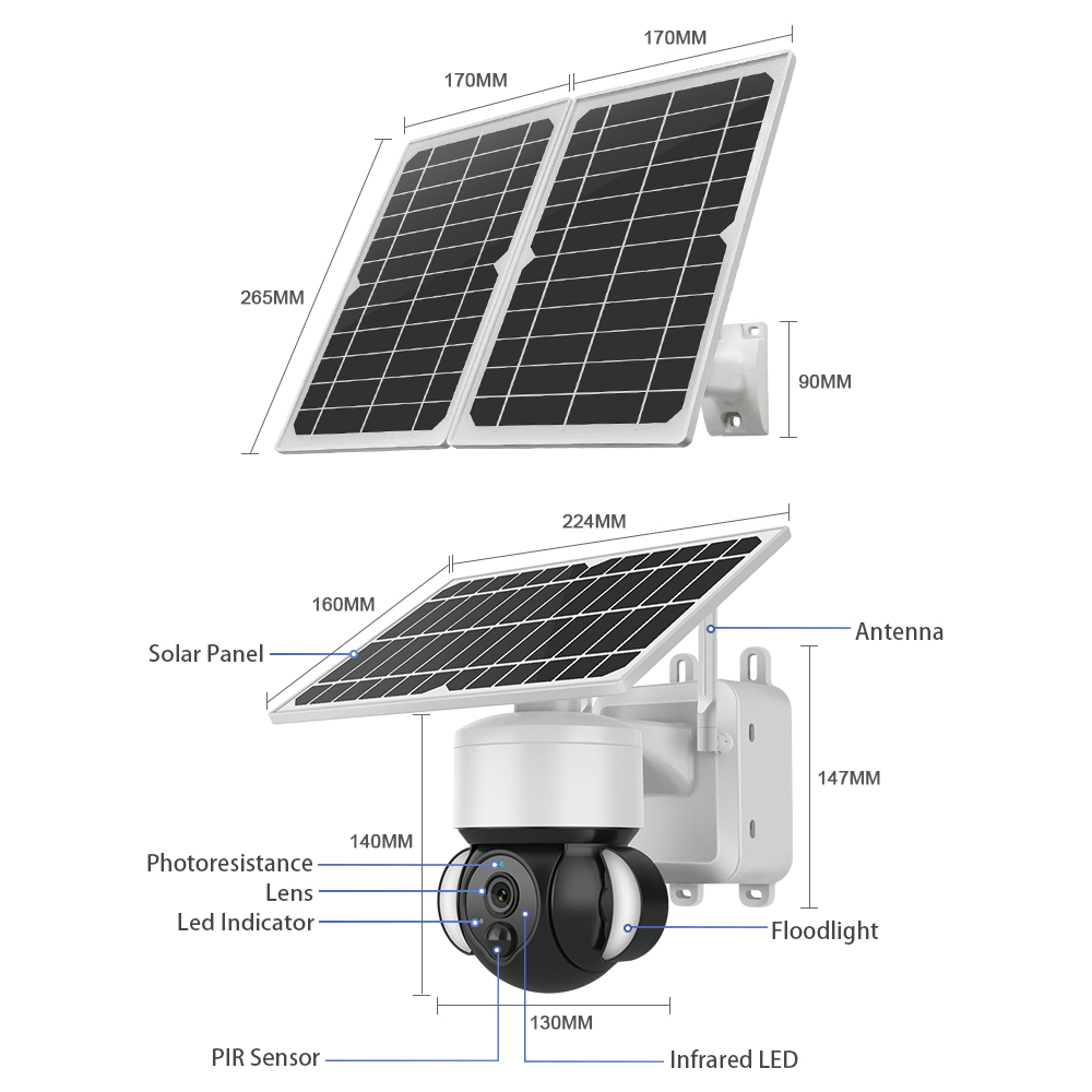 22WSOLAR 4G WIFI CAMARA  ST-518-4G-22W