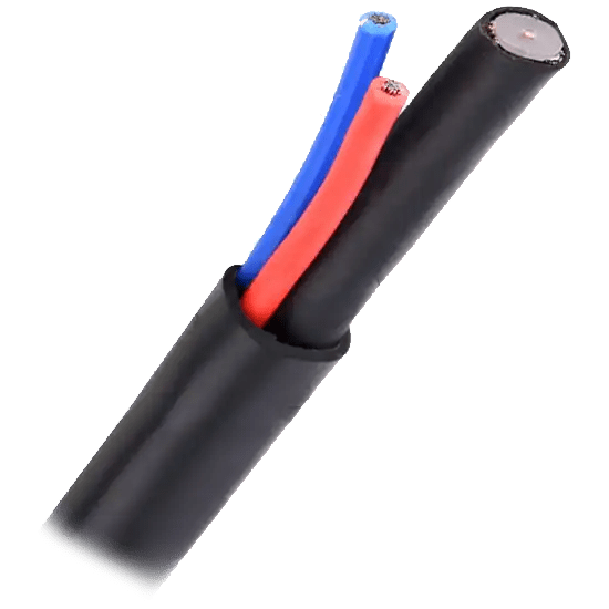 CABLE BNC+DC ROLLO 200M
