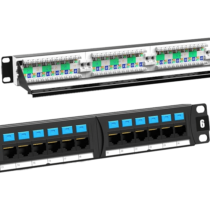 TABLERO DE CONEXION / PATCH PANEL  RJ45 CAT.6