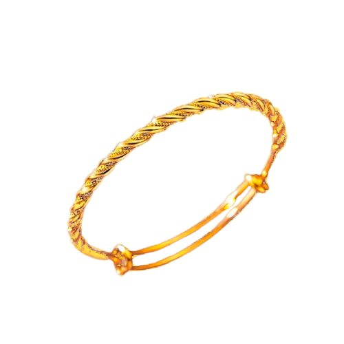 pulsera con tira y afloja retorcida