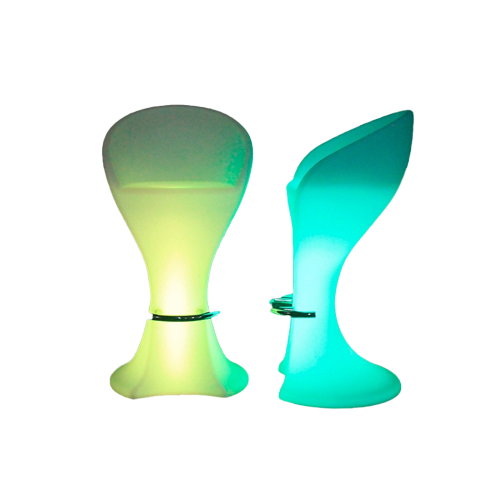 SILLA DE BAR ILUMINADA CON LED RGB