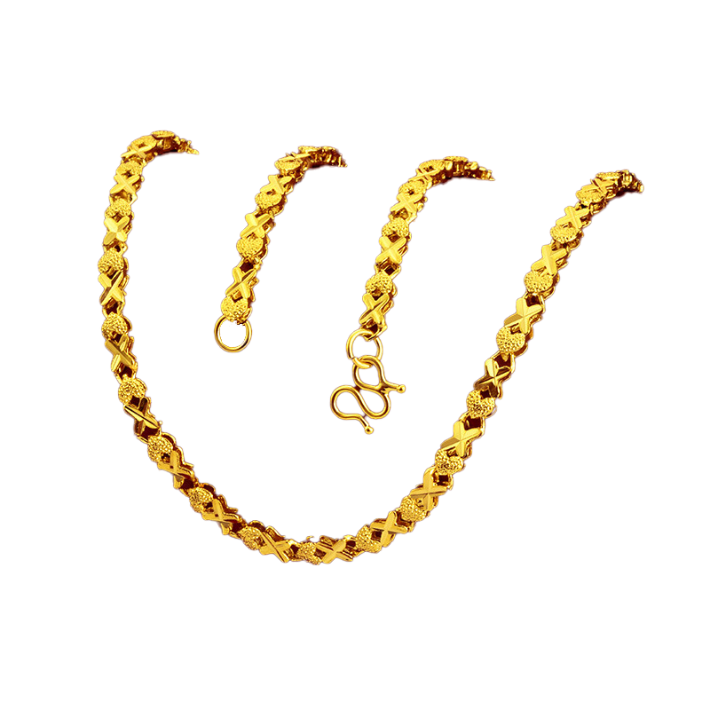 collar de trébol de cuatro hojas de corazón a corazón
