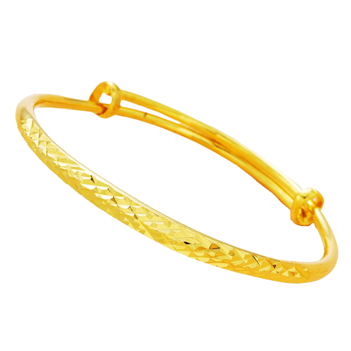 Pulsera flor piña de latón dorado