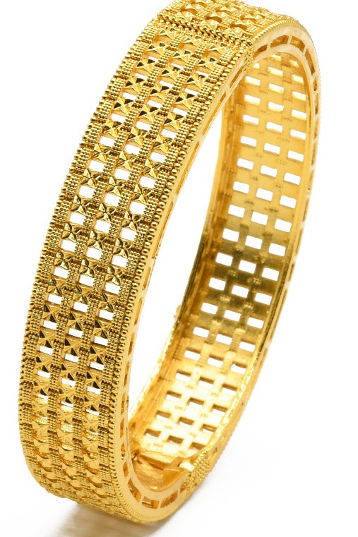 Pulsera bañada en oro B-116