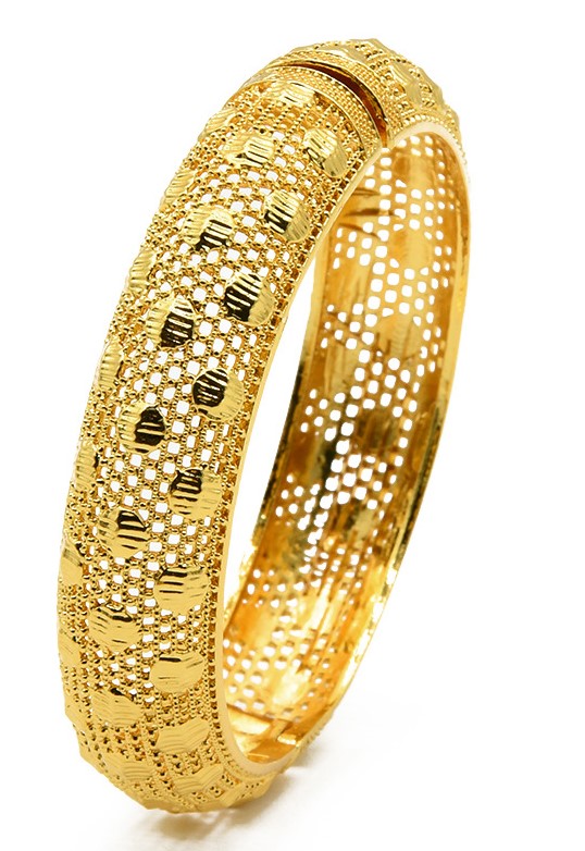 Pulsera bañada en oro B-114