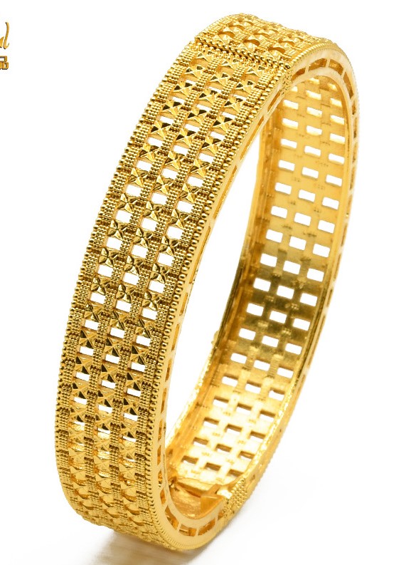 Pulsera bañada en oro B-116