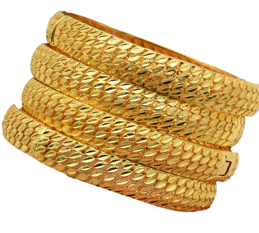 Pulsera bañada en oro B-55
