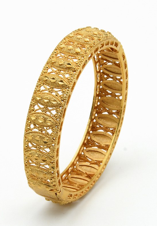 Pulsera bañada en oro B-56