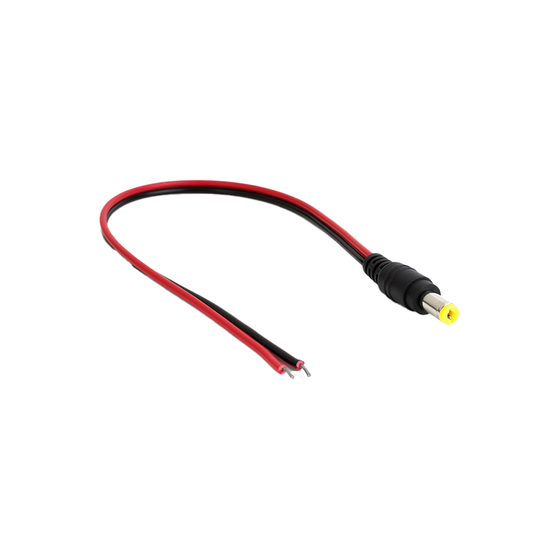 CONECTOR DC MACHO CON CABLE