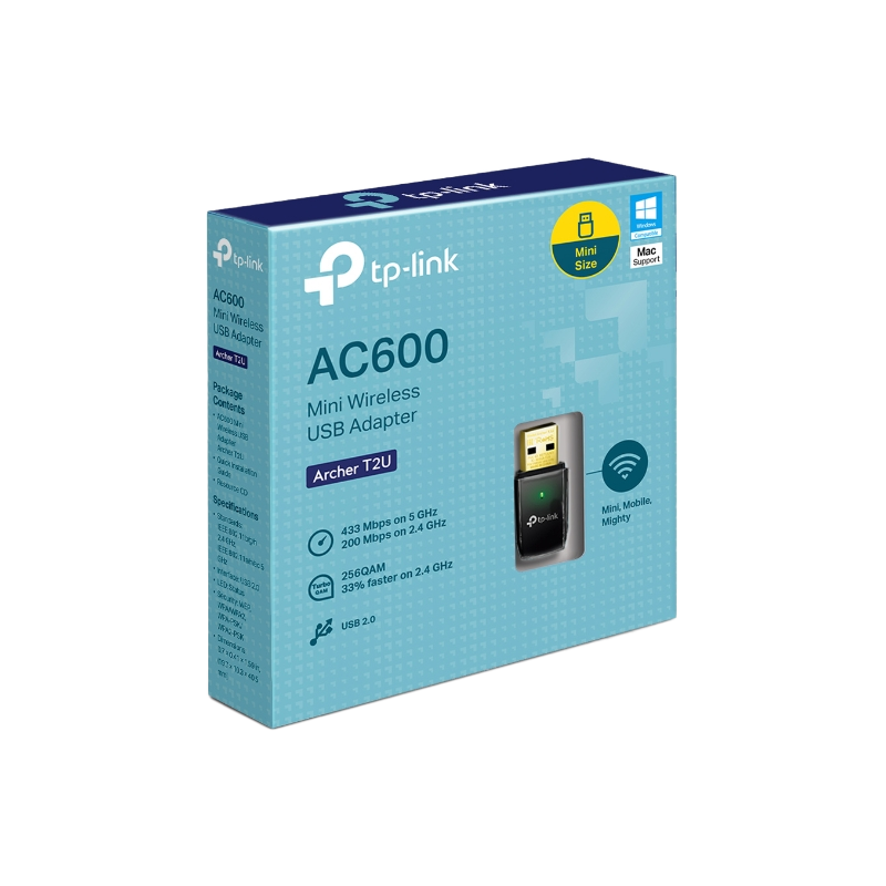 TP-LINK ADAPTADOR WIFI USB AC600 ARCHER T2U