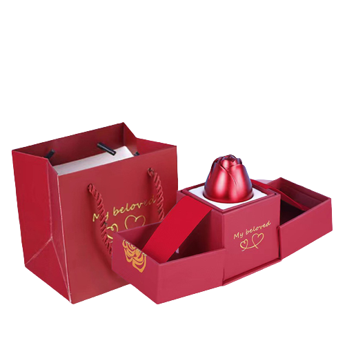 CAJA DE REGALO DE LEVANTAMIENTO DE ROSAS ROJAS