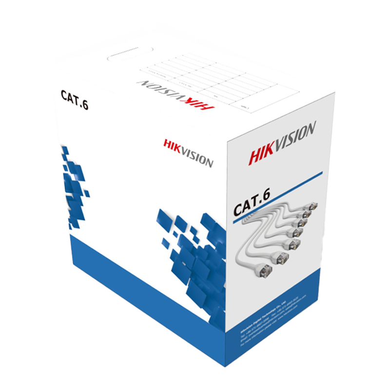 HIKVISION CABLE UTP CAT.6 305M 24AWG BLANCO DS-1LN6-UE-W