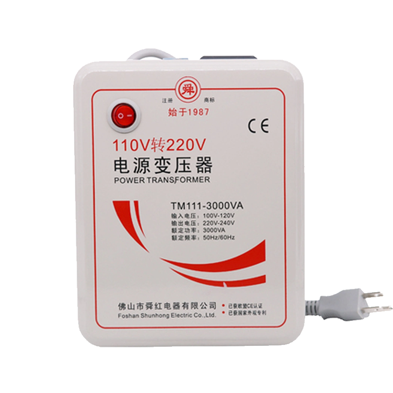 TRANSFORMADOR DE VOLTAJE 110V A 220V 3kVA TM111-3000