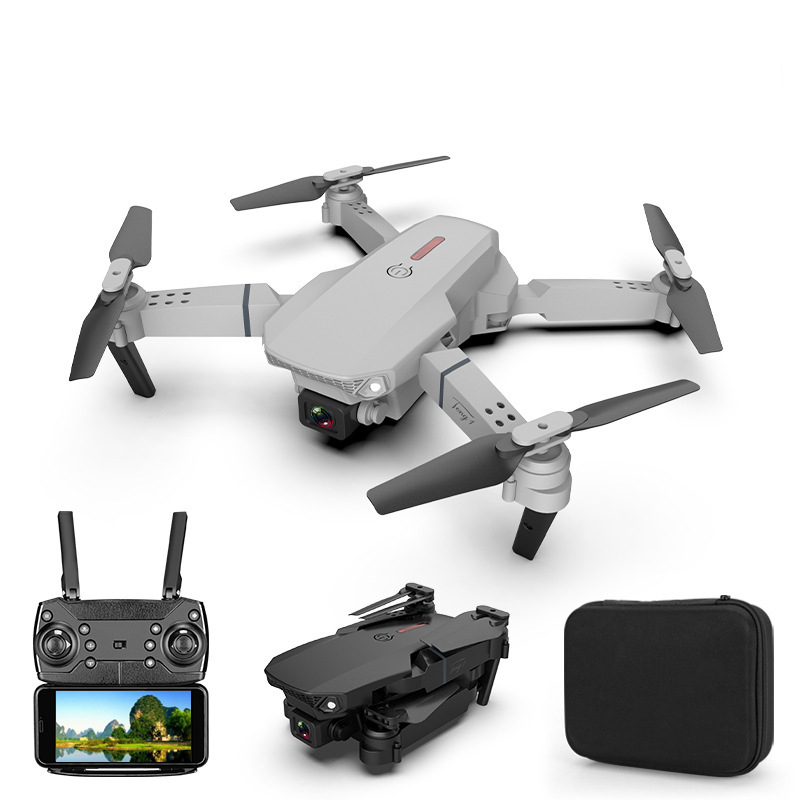 DRONE E88 de control remoto de larga duración (REMATE)