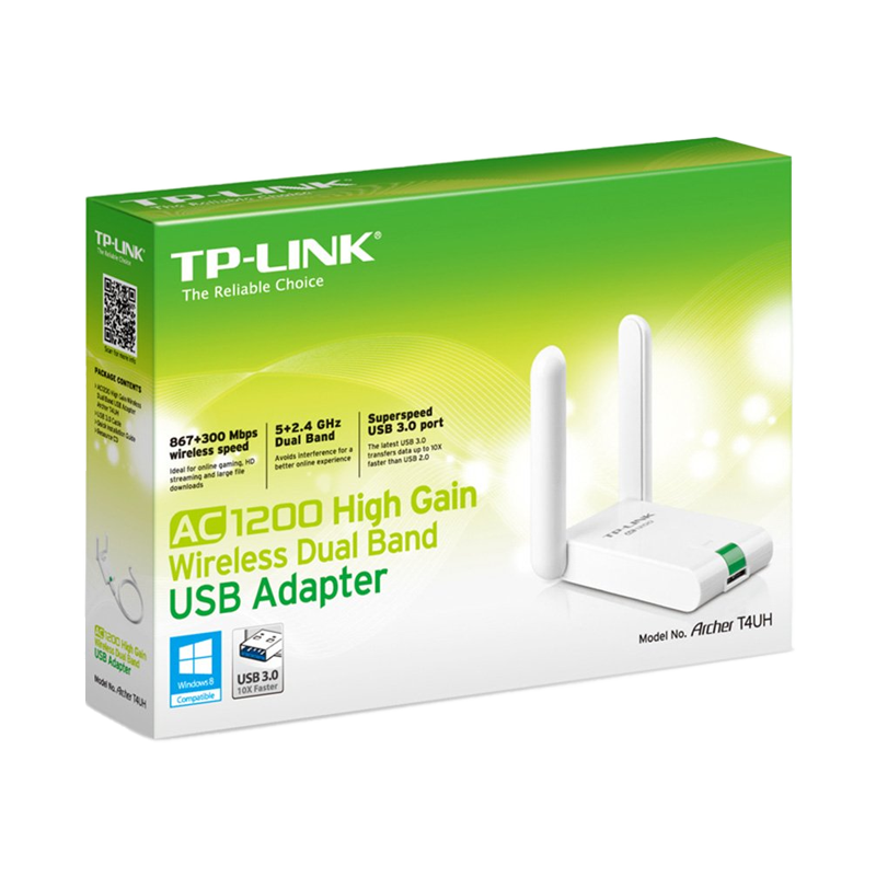 TP-LINK ADAPTADOR WIFI USB AC1200 ARCHER T4UH (REMATE)