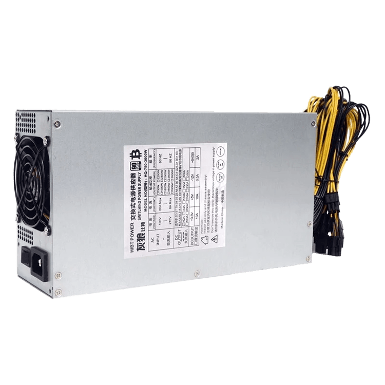 FUENTE DE PODER 3000W PARA MINERIA HIBT POWER HQ-750-3000W (REMATE)