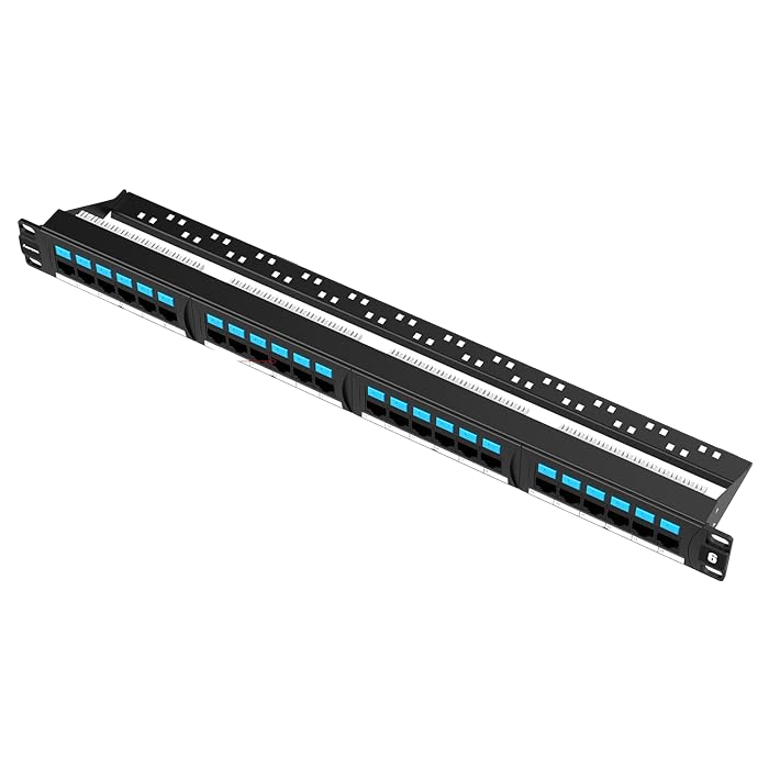 TABLERO DE CONEXION / PATCH PANEL 24 PUERTOS RJ45 CAT.6