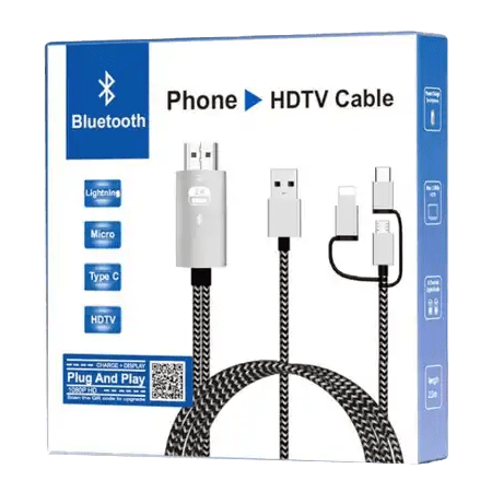 CABLE ADAPTADOR LIGHTNING+USB-C+MICRO-USB A HDMI (REMATE)