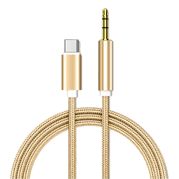 CABLE ADAPTADOR USB-C A AUXILIAR 3.5MM (REMATE)