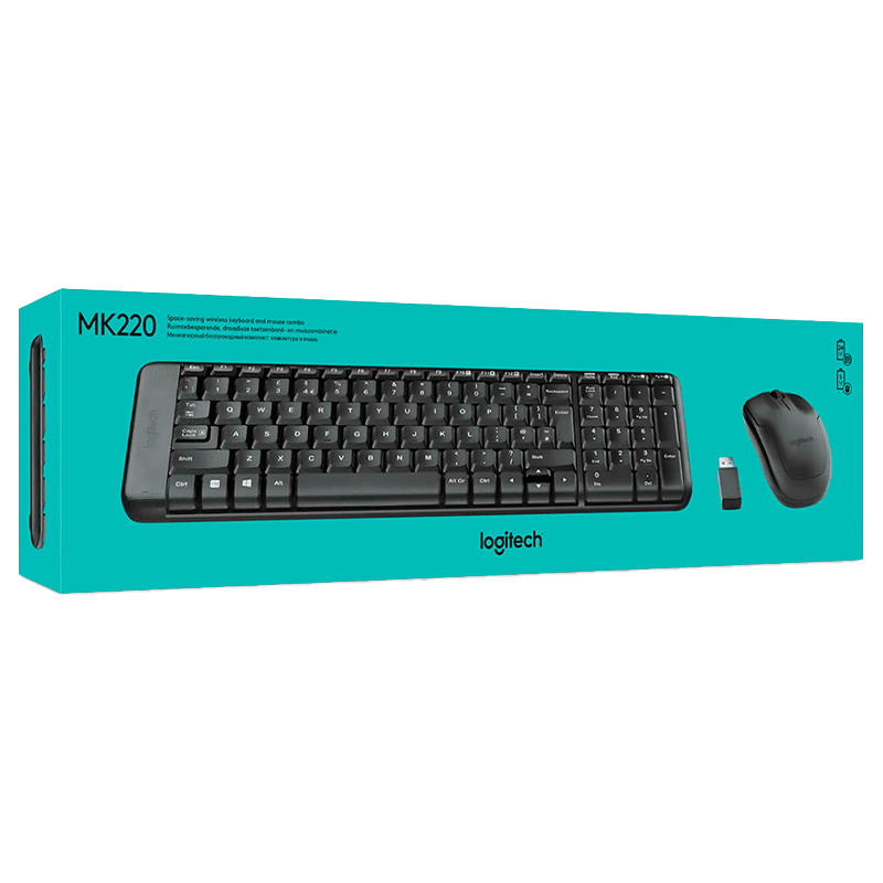 LOGITECH TECLADO Y MOUSE INALAMBRICO ESPAÑOL MK220