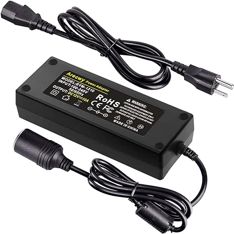 220V CA A 12V CC INVERSOR DE ALIMENTACION ENCENDEDOR DE CIGARROS PARA AUTOMOVIL ENCHUFE DE PARED 120W