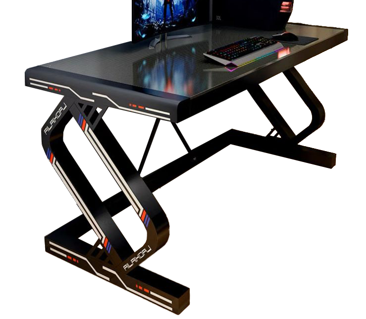 MESA GAMING DE CRISTAL TEMPLADO 100, 120 o 140cm
