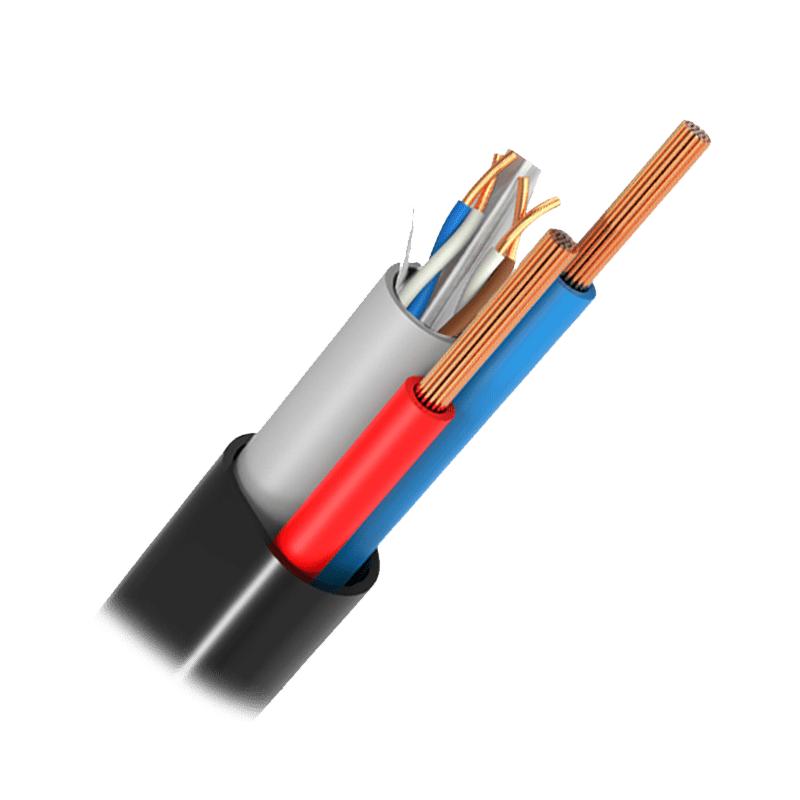 CABLE ESPECIAL UTP CAT.6 4 HILOS + 2DC 1M