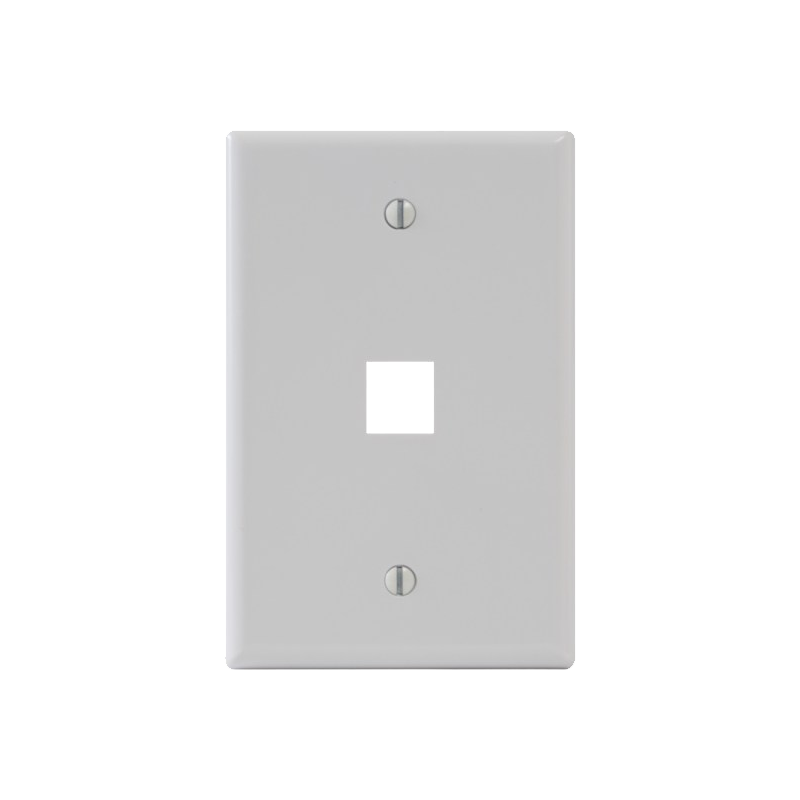 PLACA DE PARED / FACEPLATE RJ45 1 ORIFICIO