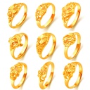 ANILLO DE DAMAS DE  CHAPADO EN ORO(NO DESTIÑE)