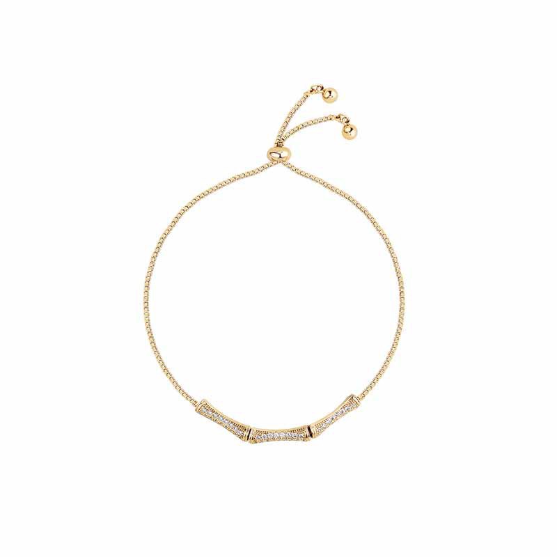 PULSERA DE BAMBU EN DIAMANTES XSSL0123