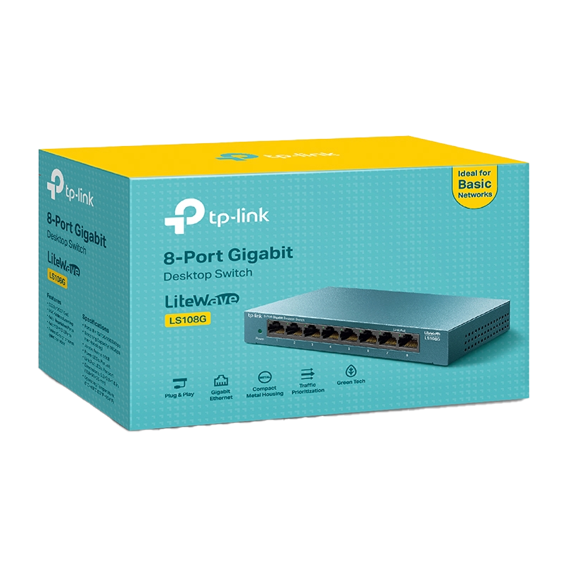 TP-LINK SWITCH GIGABIT 8 PUERTOS LS108G
