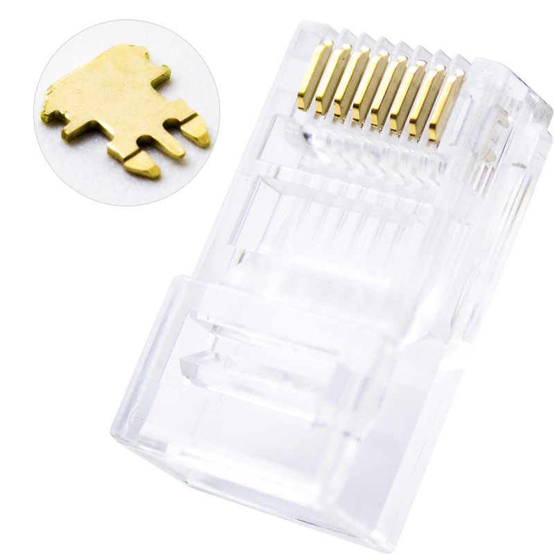 AMP CONECTOR RJ45 CAT.6 100PCS