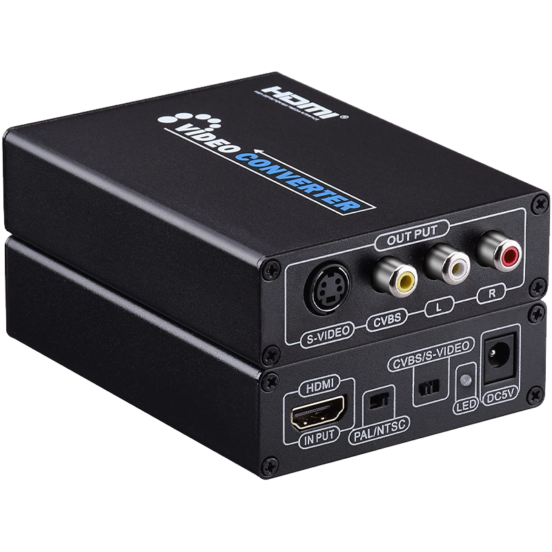 ADAPTADOR HDMI A RCA+S-VIDEO