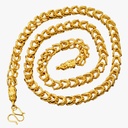 Collar hueco doble grifo baño oro NX1089