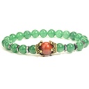 Pulsera Pareja Aventurina Verde Ónix