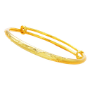 Pulsera dragón y fénix de latón dorado