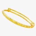 Pulsera Estrella Barra Latón Chapado Oro
