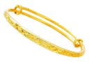 Pulsera de gypsophila de latón bañado en oro