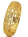 Pulsera bañada en oro B-118