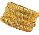 Pulsera bañada en oro B-55