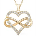 COLLAR DE CORAZON DZ-169 DORADO