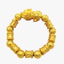 Cuentas Barril Dorado + Cuentas Redondas Oro Pixiu 3114