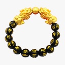 Dos Pixiu Golden Beads Six-Character Mantra 3114