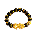 Mantra de seis caracteres de 12 mm valiente chapado en oro 153