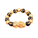 Pixiu 7 chapado en oro oro mantra de seis caracteres 12mm153