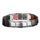 Pulsera magnética multipuntoYJSL-666-666 PLATEADO